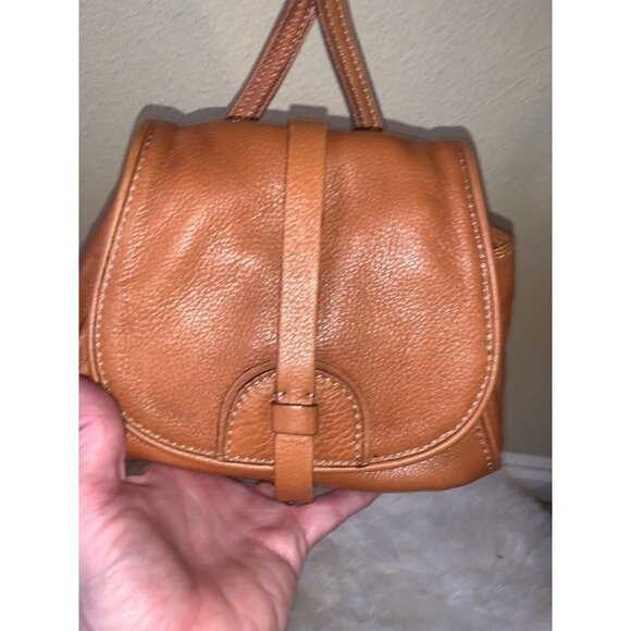 ISAAC Mizrahi leather drawstring Crossbody Purse - Picture 2 of 10